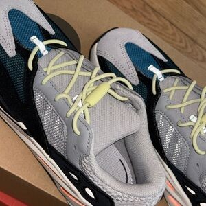 Yeezy 750 Gray and White Sneakers